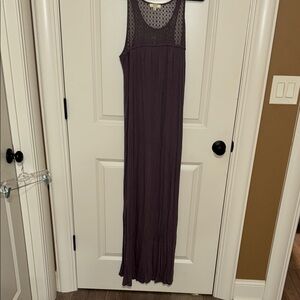 Kori purple Sleeveless Scoop Neck Maxi Dress